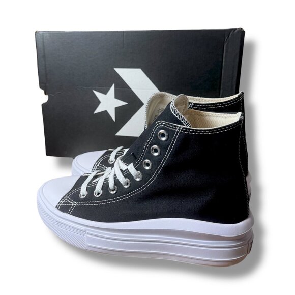 Converse Chuck Taylor All Star Move Platform High Top Women’s 8 Sneaker 568497C - Picture 4 of 12